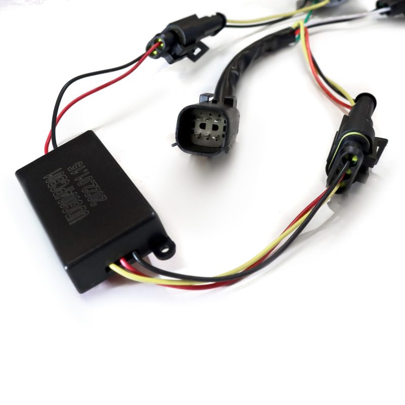 AlphaRex 19-22 Dodge Ram 2500/3500 Stock LED Tail Light to AlphaRex Tail Light Converters - Pair 640013