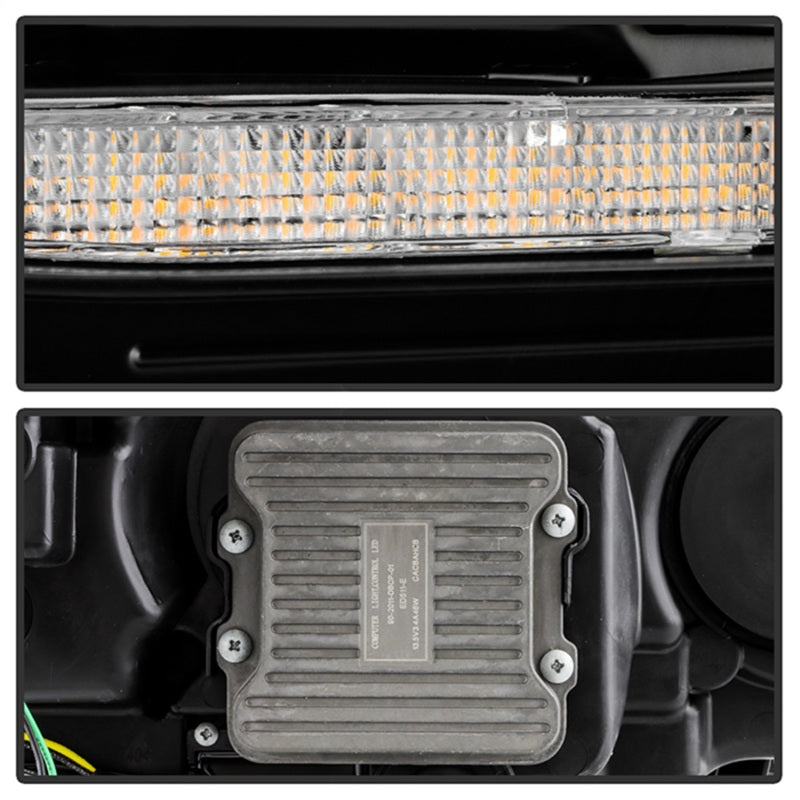 SPYDER Apex 14-20 Toyota 4Runner High-Power LED Module Headlights - Black (PRO-YD-T4R14AP-SEQ-BK) 5088697