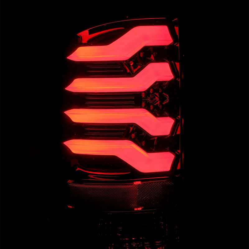 AlphaRex 14-18 GMC Sierra 1500 PRO-Series LED Tail Lights Jet Black 630010