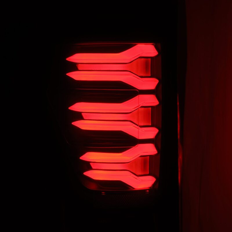 AlphaRex 21-22 Ford F-150 LUXX LED Tailights Black/Red 653030