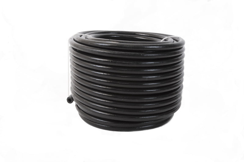 Aeromotive 8an PTFE S/S Braided Hose 20ft Black Jacketed 15337
