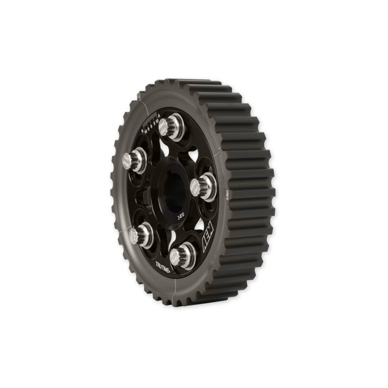 AEM Electronics Tru-Time Cam Gear Black 5-Bolt Honda D15B7 D16A6 & D16Z6