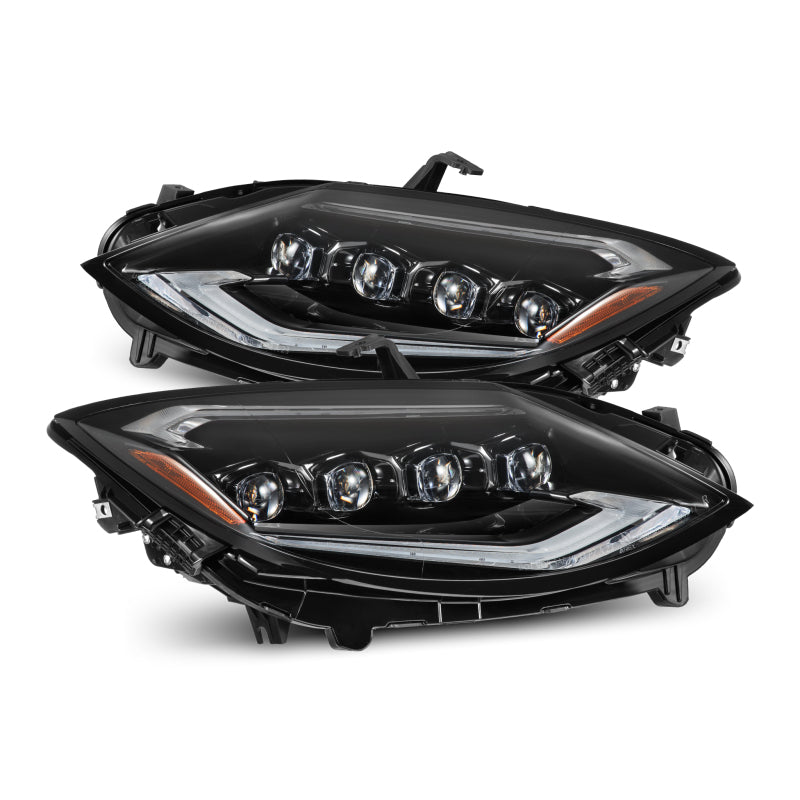 AlphaRex 23-24 Nissan Z NOVA-Series LED Projector Headlights Alpha-Blk w/Activation Light & Seq.Sig 880494