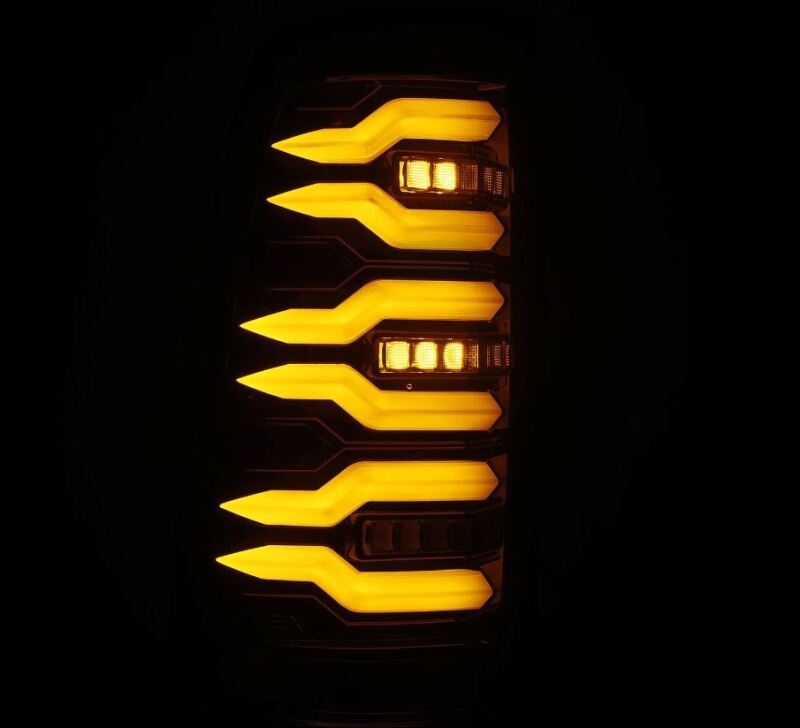 AlphaRex 99-06 Chevrolet Silverado Sierra LUXX-Series LED Tail Lights Alpha-Black 620005