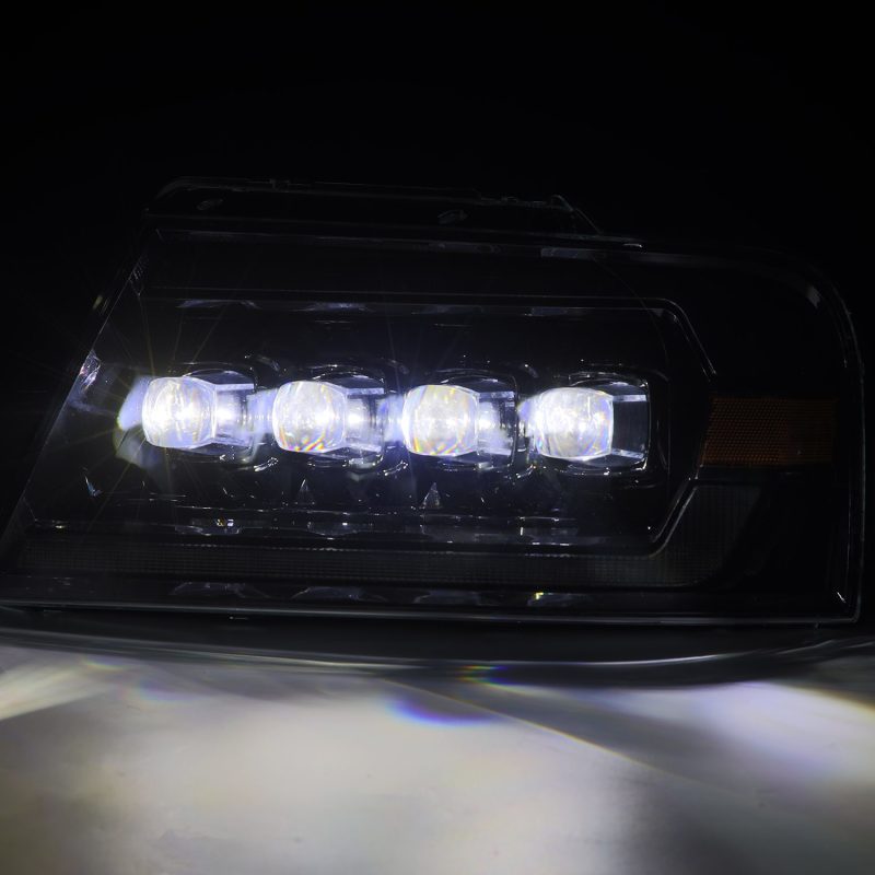 AlphaRex 04-08 Ford F-150 (No 2004 Heritage) NOVA-Series LED Proj HL Chrome w/Actv Light / Seq. Sig 880130