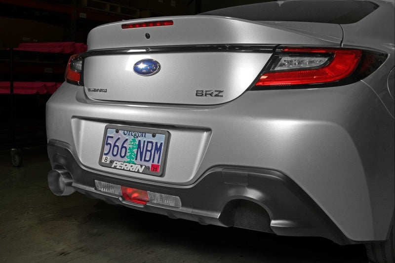 Perrin 22+ BRZ/GR86 Exhaust Cutout Plate | Right Side For Single Outlet Exhaust Systems