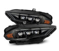 AlphaRex 18-20 Ford Mustang NOVA LED Proj Headlights Alpha-Black w/Activ Light/Seq Signal/Switch DRL 880263