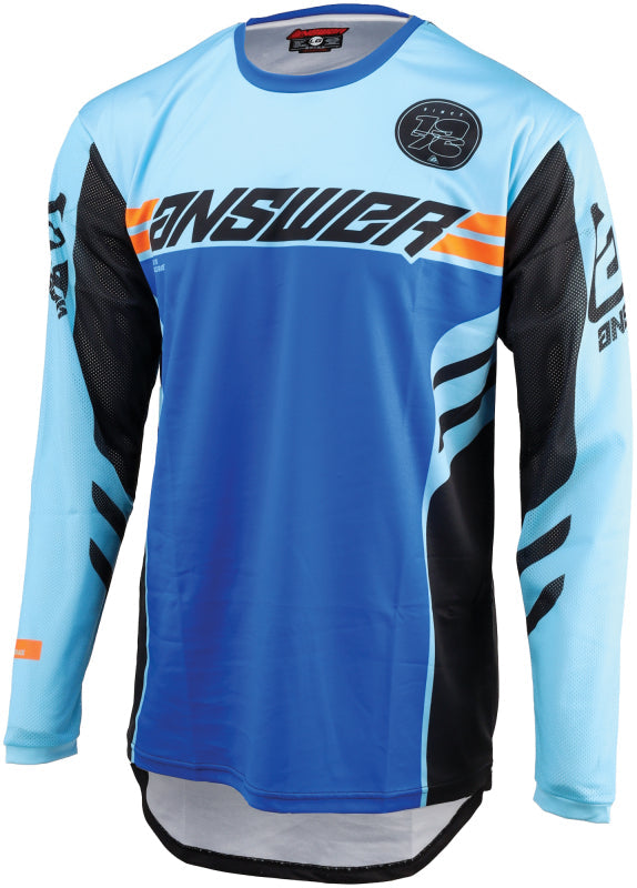 Answer 24 Arkon Nitrus Jersey Blue/Black/Hyper Orange Youth - XL 442630