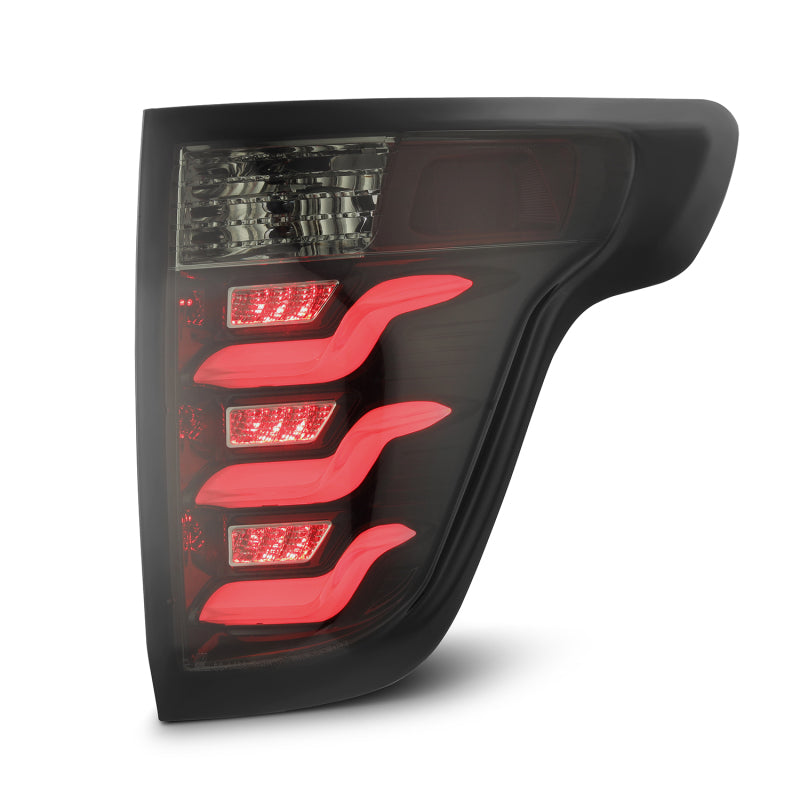 AlphaRex 11-15 Ford Explorer PRO-Series LED Tail Lights Jet Black 660010