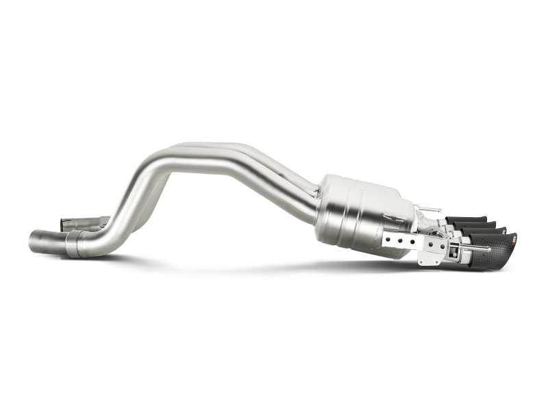 Akrapovic 14-17 Chevrolet Corvette Z06 (C7) Slip-On Line (Titanium) w/ Carbon Tips MTP-CO/TI/2