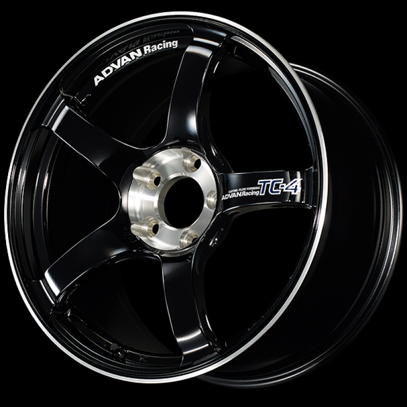 Advan TC-4 SE 17x9.0 / +45 Offset / 5x114.3 / 73mm Bore / Racing Gloss Black and Diamond Cut YADS7I45EBF