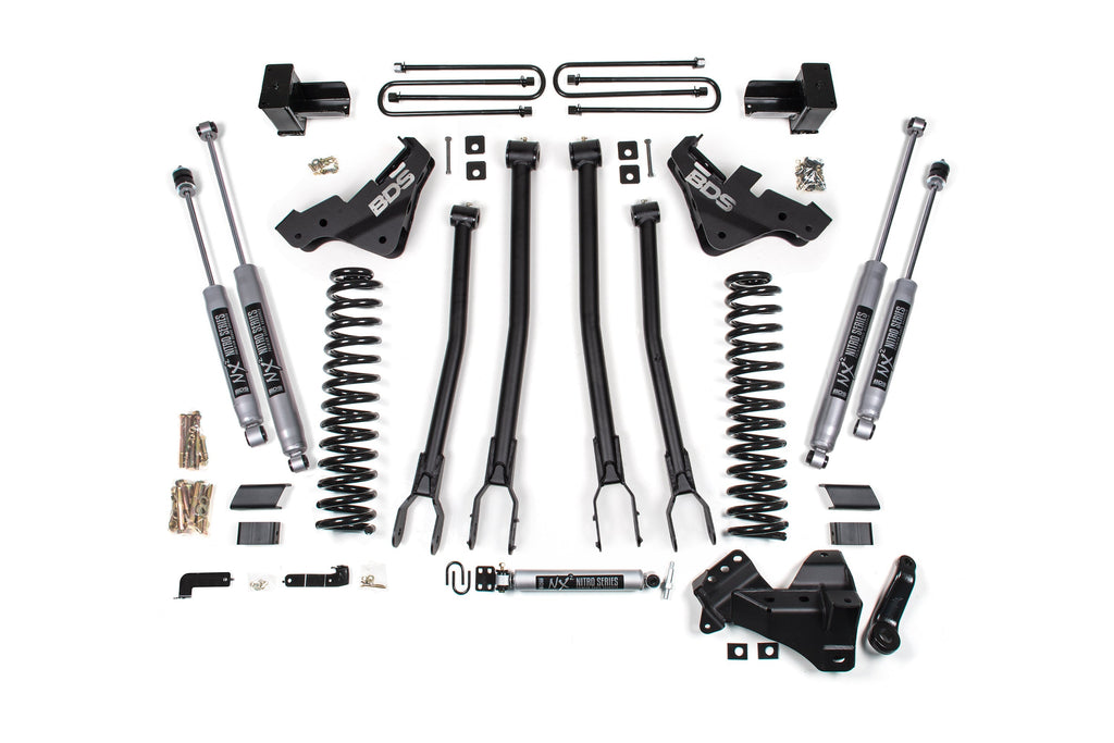 5 Inch Lift Kit w/ 4-Link | Ford F250/F350 Super Duty (23-26) 4WD | Gas
