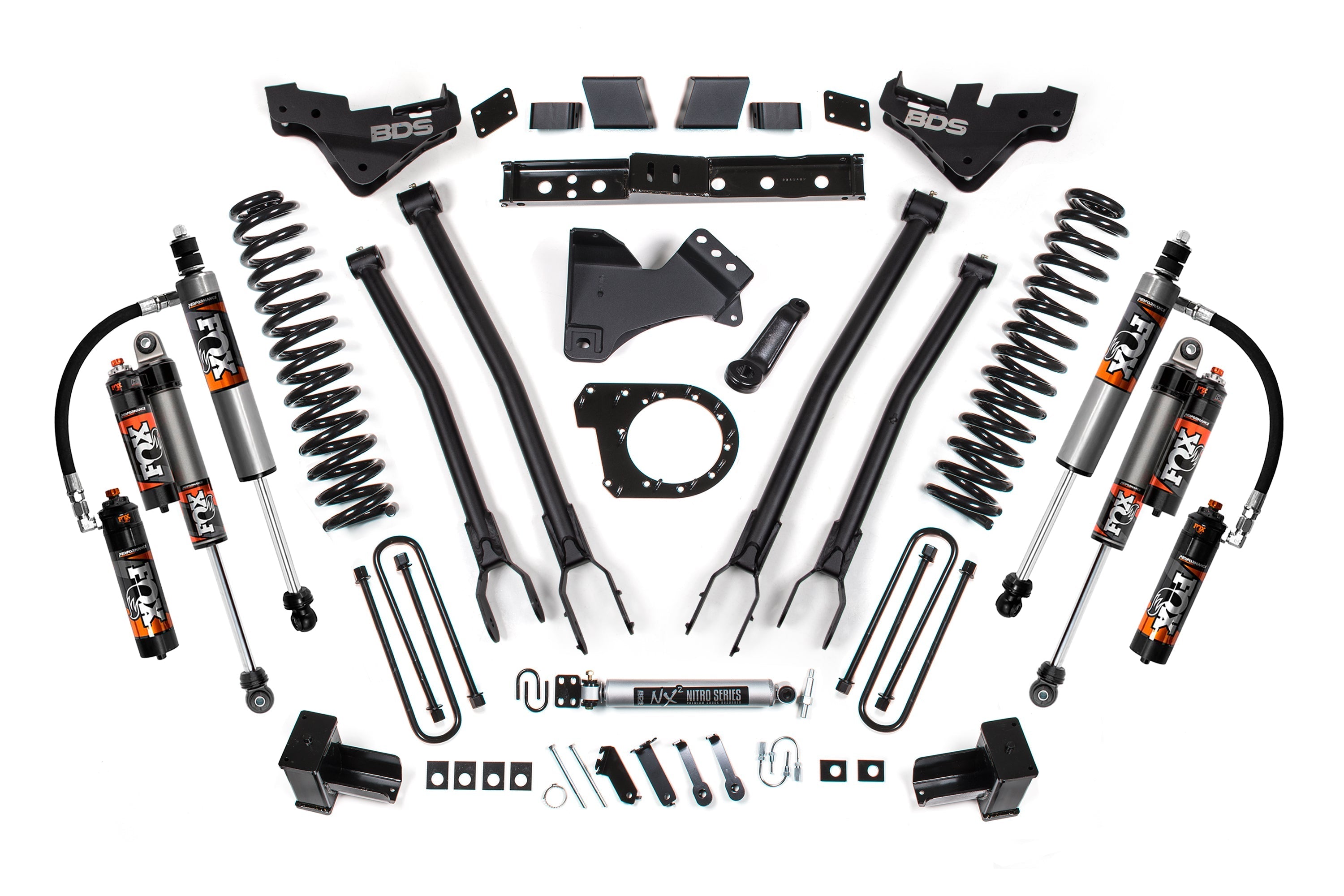 7 Inch Lift Kit w/ 4-Link | Ford F350 Super Duty DRW (23-25) 4WD | Diesel
