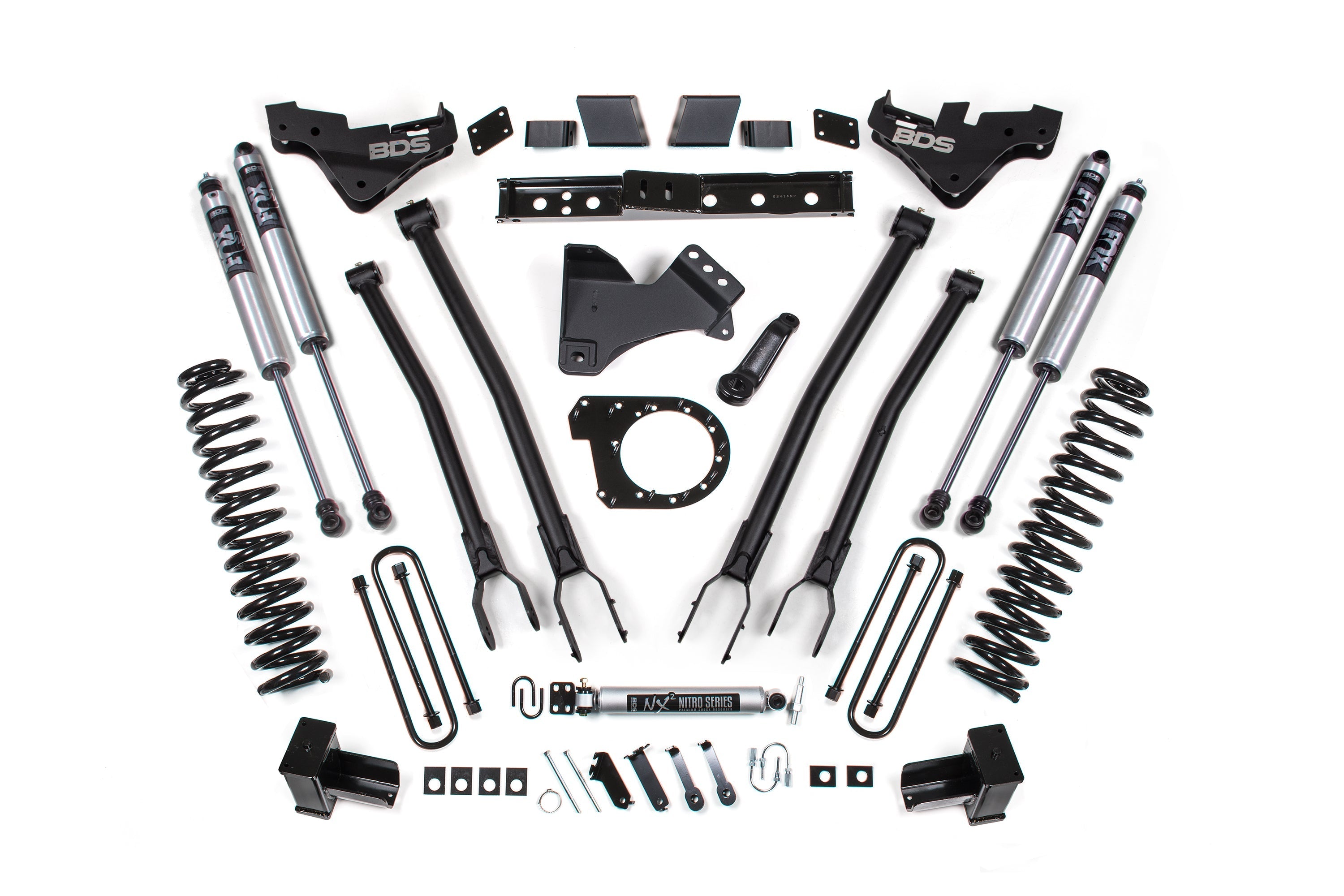 7 Inch Lift Kit w/ 4-Link | Ford F250/F350 Super Duty (23-25) 4WD | Diesel