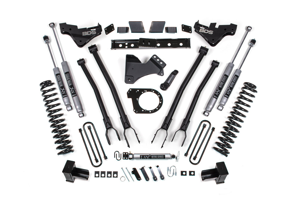 7 Inch Lift Kit w/ 4-Link | Ford F350 Super Duty DRW (23-25) 4WD | Diesel