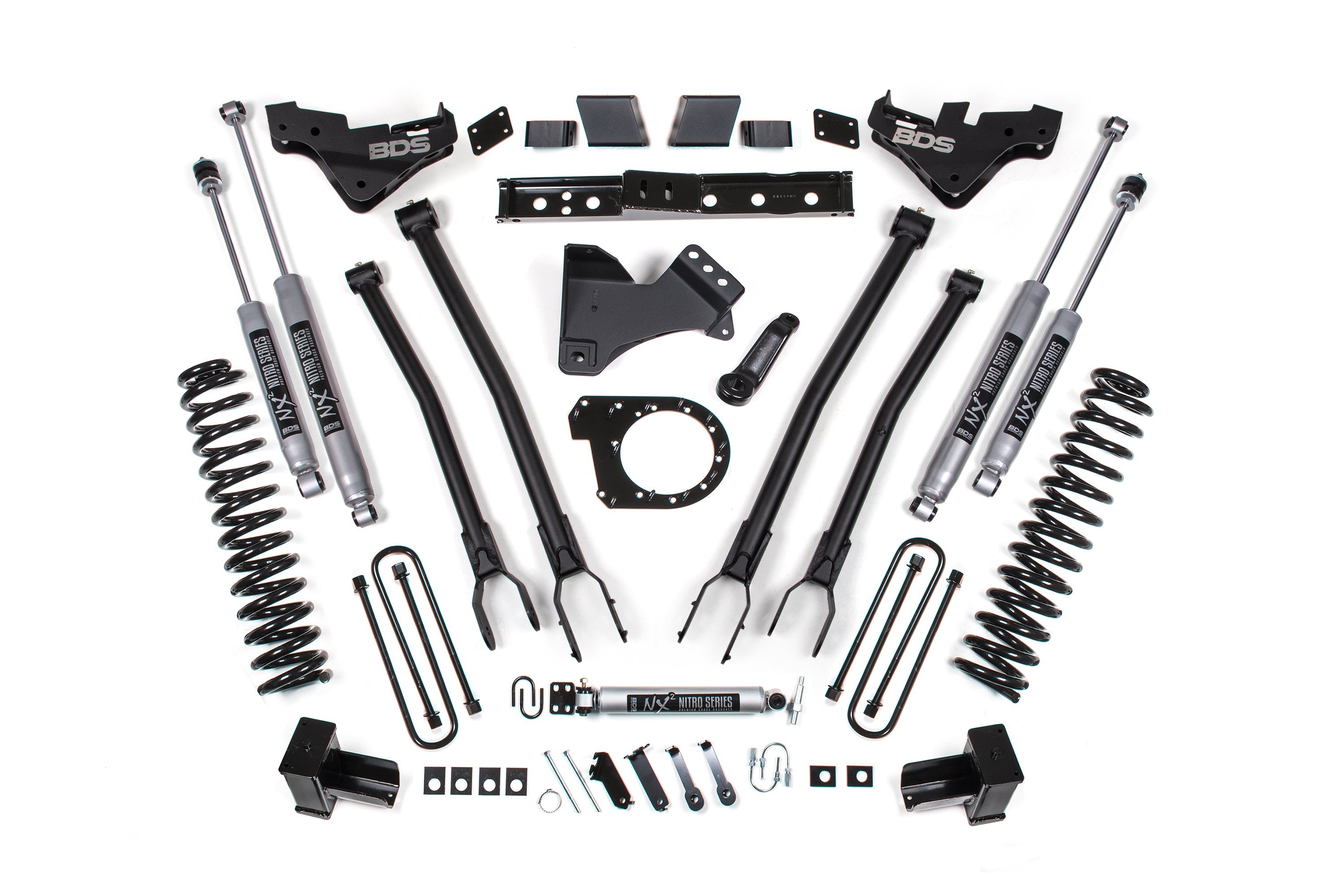 7 Inch Lift Kit w/ 4-Link | Ford F350 Super Duty DRW (23-25) 4WD | Diesel