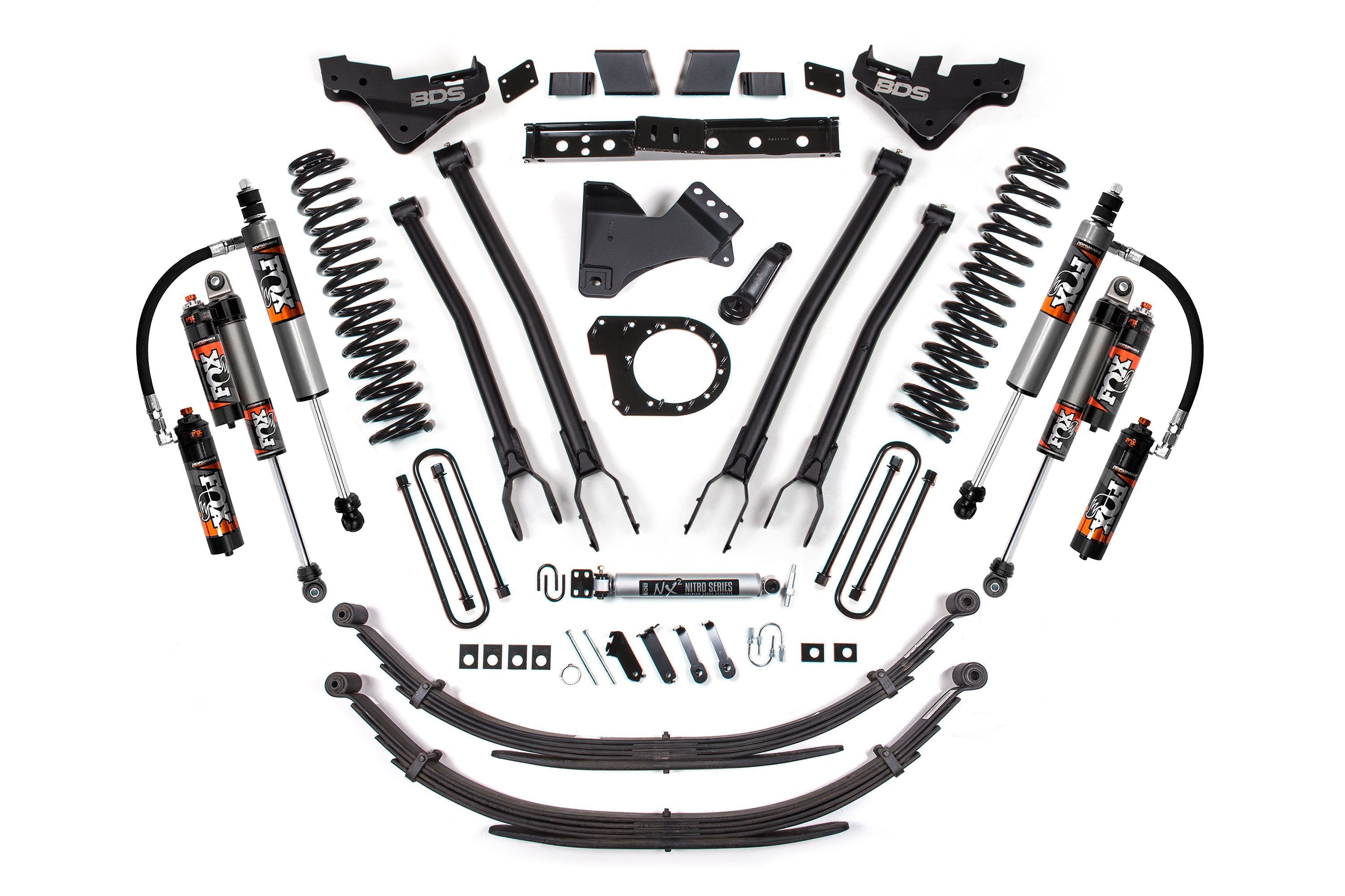 7 Inch Lift Kit w/ 4-Link | Ford F250/F350 Super Duty (23-25) 4WD | Diesel