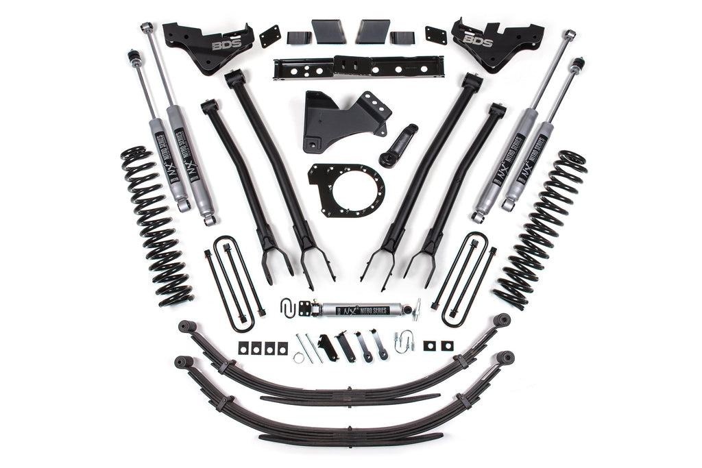 7 Inch Lift Kit w/ 4-Link | Ford F250/F350 Super Duty (23-25) 4WD | Diesel