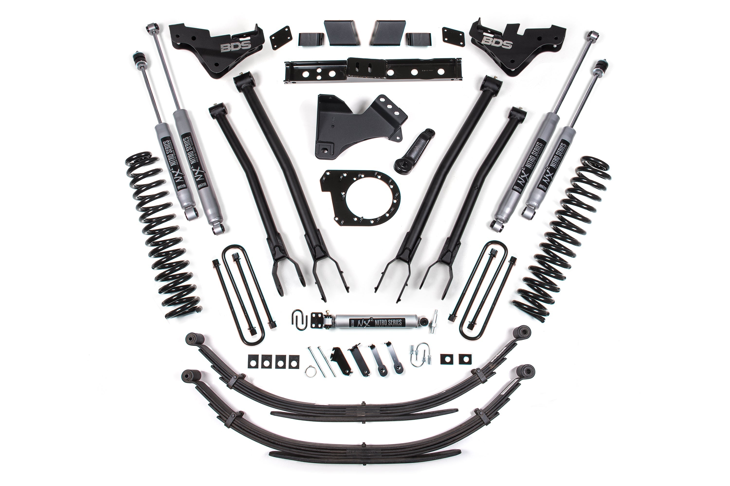 7 Inch Lift Kit w/ 4-Link | Ford F250/F350 Super Duty (23-25) 4WD | Diesel