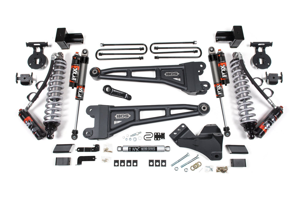 5 Inch Lift Kit w/ Radius Arm | FOX 2.5 Performance Elite Coil-Over Conversion | Ford F350 Super Duty DRW (23-25) 4WD | Diesel