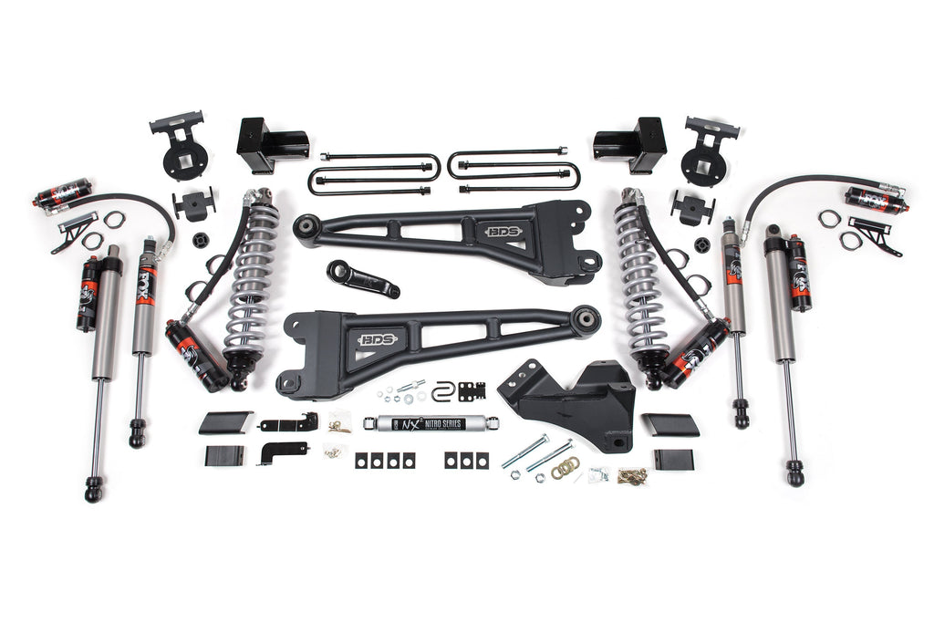 4 Inch Lift Kit w/ Radius Arm | FOX 2.5 Performance Elite Coil-Over Conversion | Ford F250/F350 Super Duty (17-19) 4WD | Diesel