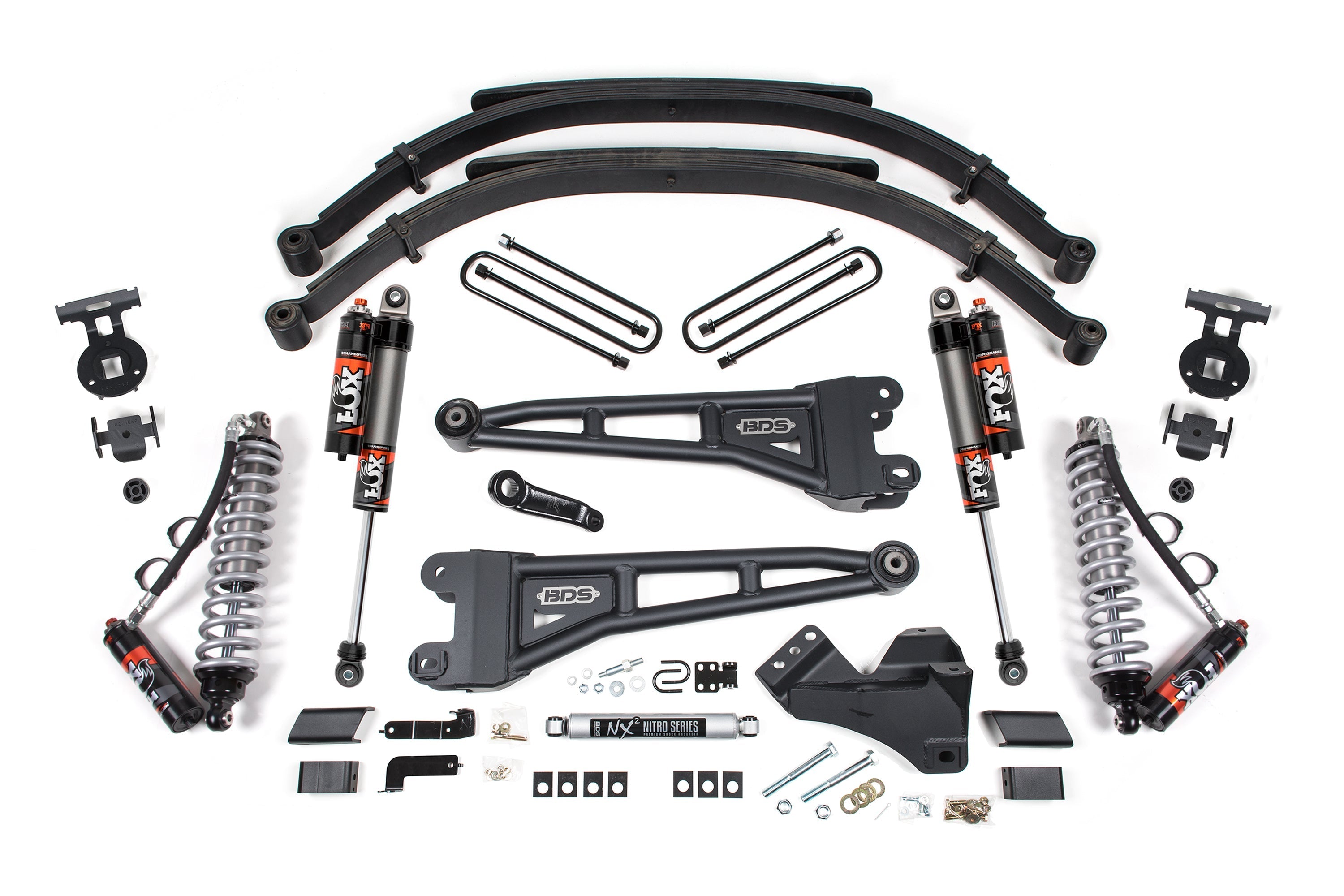 5 Inch Lift Kit w/ Radius Arm | FOX 2.5 Coil-Over Conversion - Performance Elite | Ford F250/F350 Super Duty (23-25) 4WD | Diesel