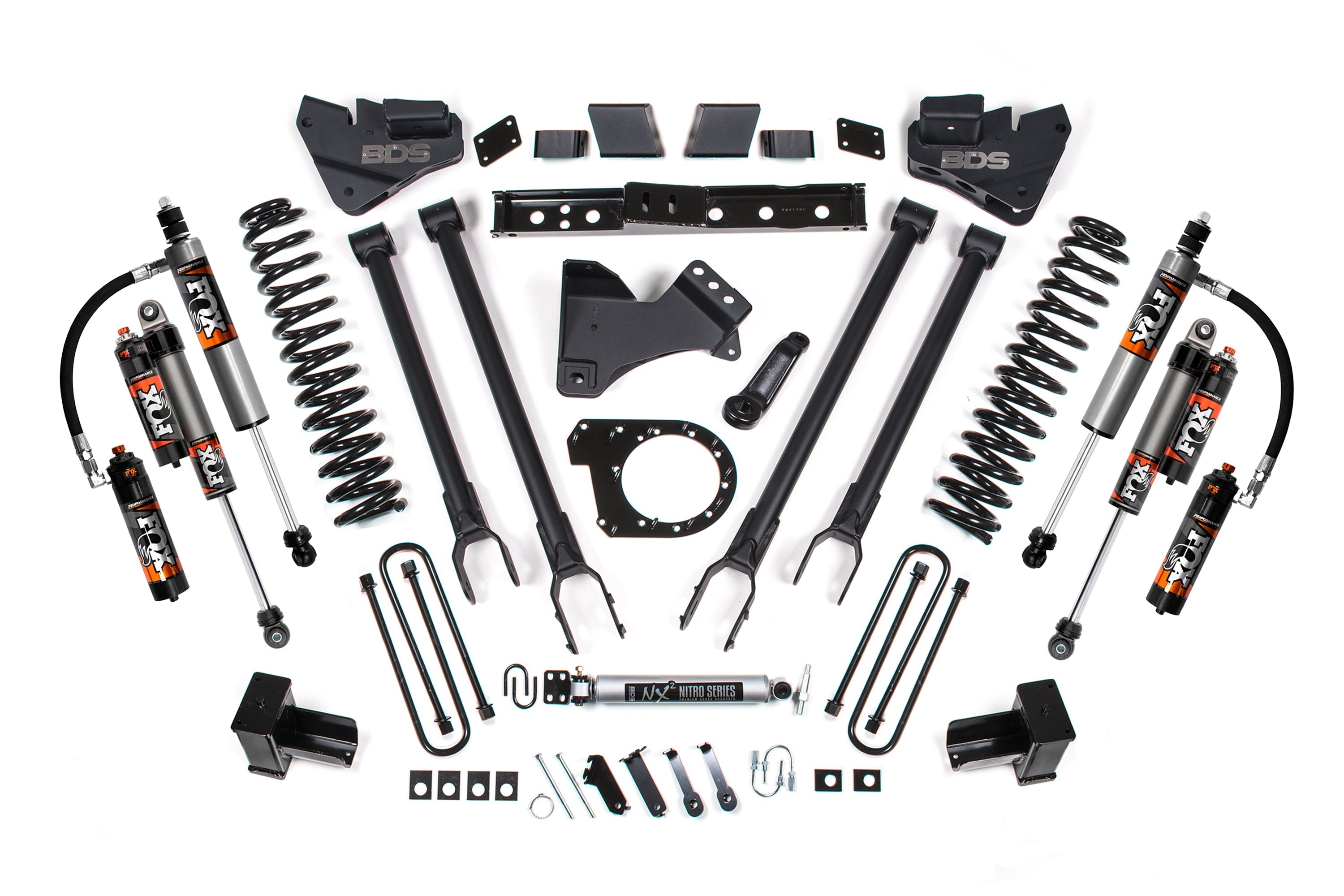 7 Inch Lift Kit w/ 4-Link | Ford F250/F350 Super Duty (20-22) 4WD | Diesel