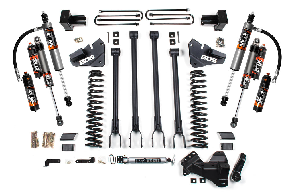 5 Inch Lift Kit w/ 4-Link | Ford F250/F350 Super Duty (20-22) 4WD | Gas