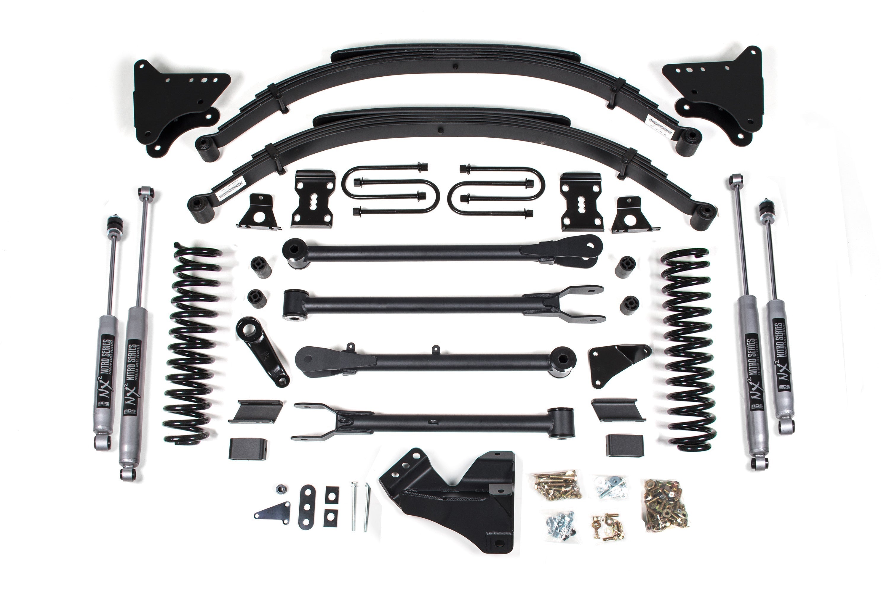 4 Inch Lift Kit w/ 4-Link | Ford F250/F350 Super Duty (05-07) 4WD | Diesel