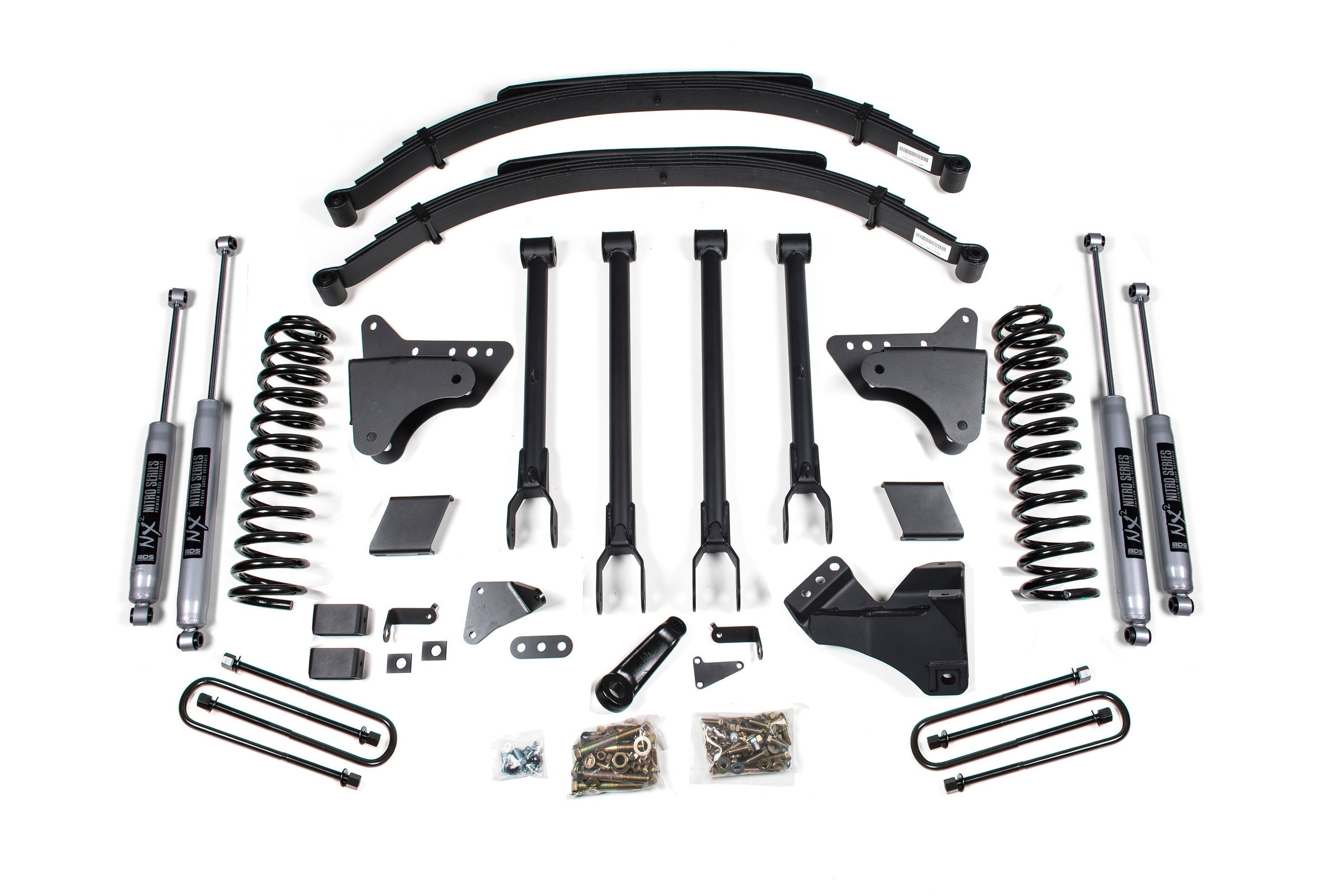 6 Inch Lift Kit w/ 4-Link | Ford F250/F350 Super Duty (08-10) 4WD | Gas