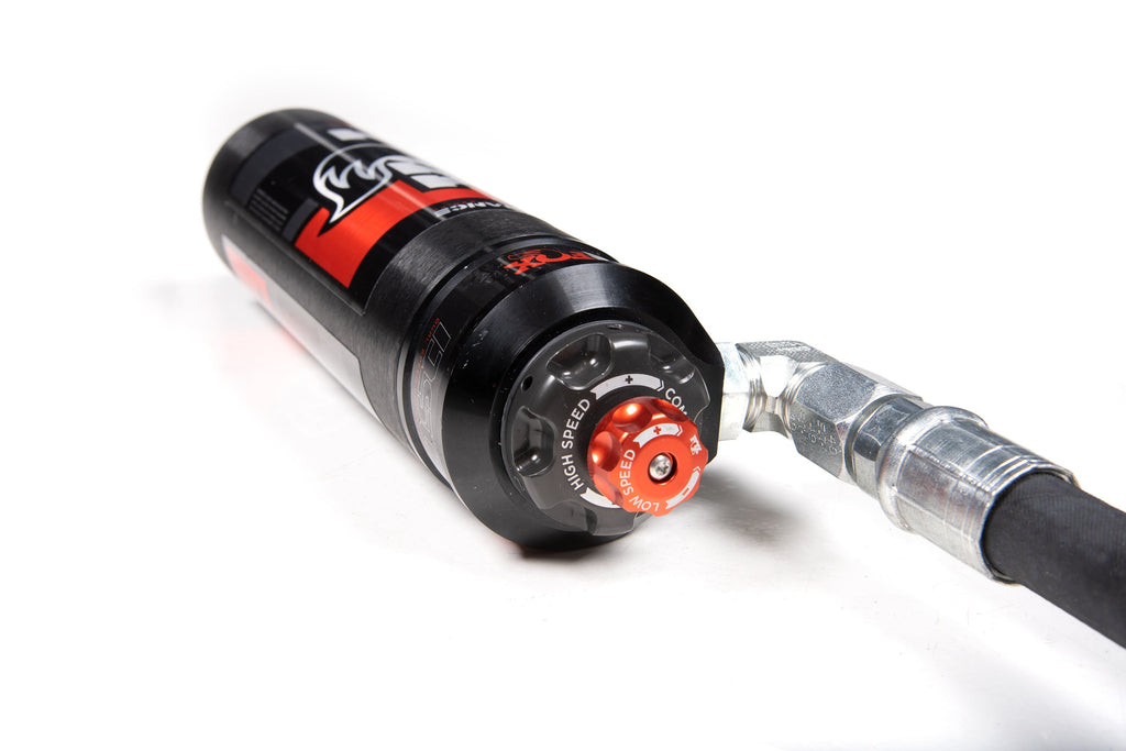 FOX 2.5 Front Shocks w/ DSC Reservoir | 2.5-4 Inch Lift | Performance Elite Series | Jeep Wrangler JK  (07-18)
