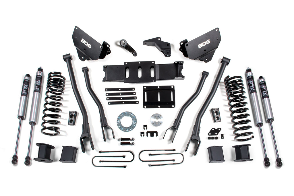 6 Inch Lift Kit w/ 4-Link | Ram 3500 w/ Rear Air Ride (13-18) 4WD | Diesel