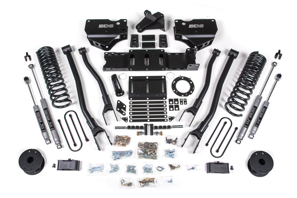 4 Inch Lift Kit w/ 4-Link | Ram 3500 w/ Rear Air Ride (19-24) 4WD | Diesel