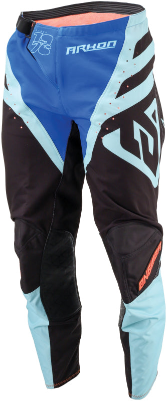 Answer 24 Arkon Nitrus Pants Blue/Black/Hyper Orange Youth Size - 16 442631