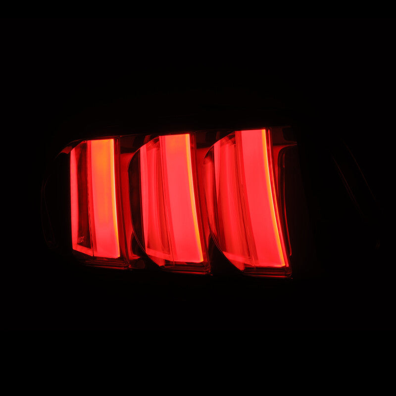 AlphaRex 15-23 Ford Mustang NOVA-Series Prismatic LED Tail Lights Alpha-Black 655010