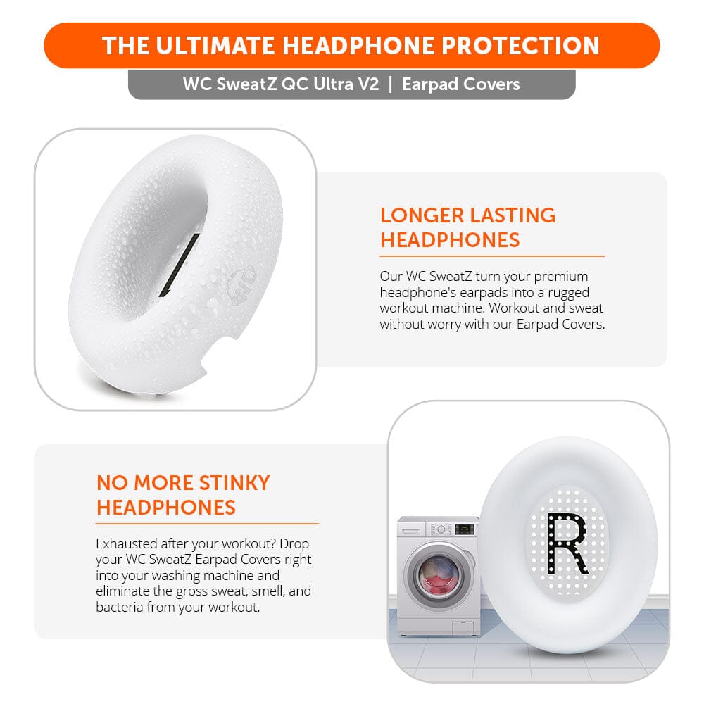 Bose QuietComfort Ultra Earpad Sweat Covers - WC SweatZ QC Ultra V2