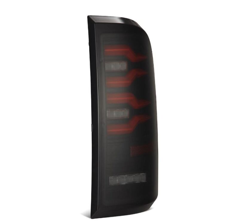 AlphaRex 97-03 Ford F150 / 99-16 Ford F250/F350/F450/F550 LUXX-Series LED Tail Lights - Black/Red 658003