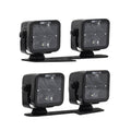 Borne Off-Road 21+ Bronco Light Pods 4pc Ditch 3x3 Spot BNLT-BR-21-DT4S