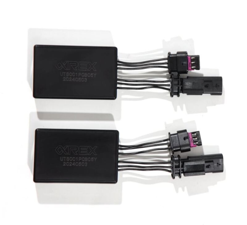 AlphaRex 17-23 Tesla Model 3/Y Stock Reflector Headlights to ARX Fog Lights Decoder Wiring Adapter 210081
