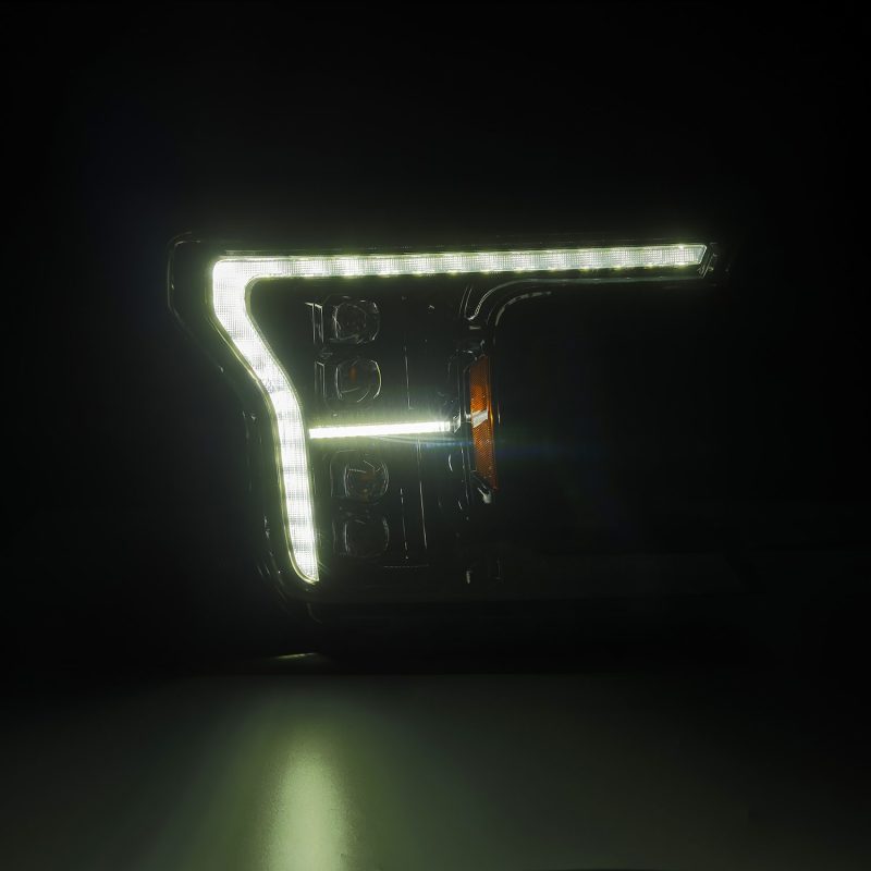 AlphaRex 18-20 Ford F-150 NOVA LED Proj Headlight Alpha Blk (14th Gen G2 Style) 880249