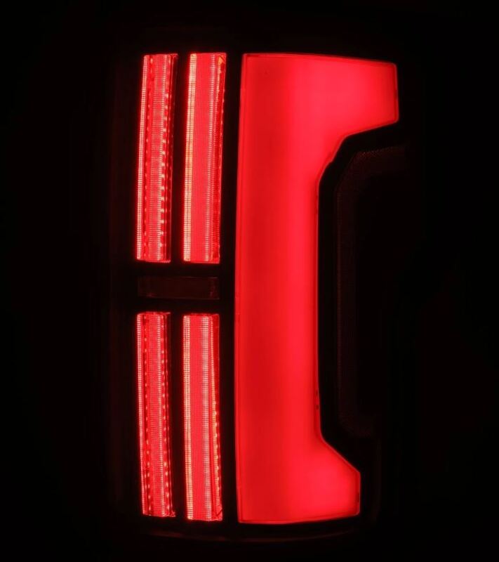AlphaRex 07-13 Toyota Tundra Nova-Series LED Tail Lights - Black Red 670052