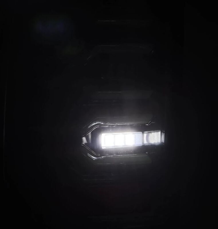 AlphaRex 07-13 Chevrolet Silverado 1500 (Ex. Hybrid Models) LUXX-Series LED Tail Lights Alpha-Black 620090