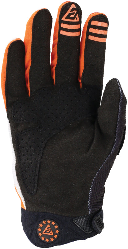 Answer 24 Peak Flo Gloves Black/Hyper Orange/White - Medium 442802
