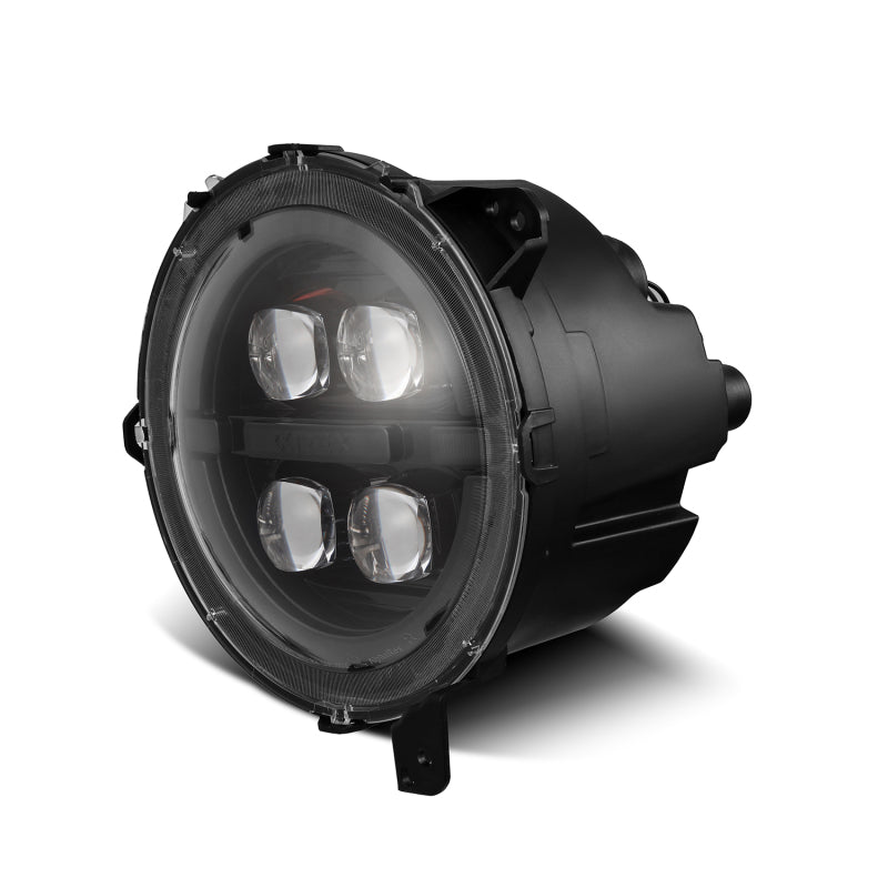 AlphaRex 18-23 Jeep Wrangler JL/Gladiator JT LED Proj Headlights Alpha-Blk w/ Activ Light/Seq Signal 880867