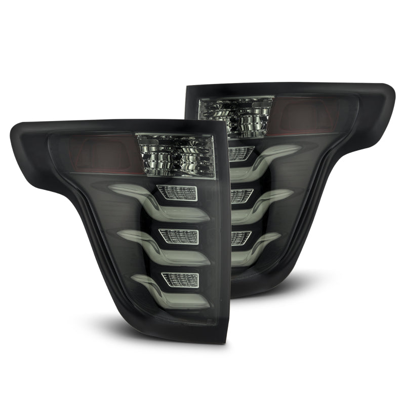 AlphaRex 11-15 Ford Explorer PRO-Series LED Tail Lights Jet Black 660010