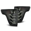 AlphaRex 11-15 Ford Explorer PRO-Series LED Tail Lights Jet Black 660010