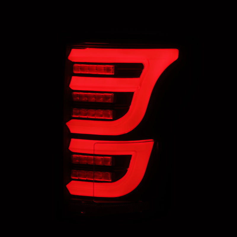 AlphaRex 15-20 Ford F150 Luxx-Series LED Tail Lights Alpha-Black 652040
