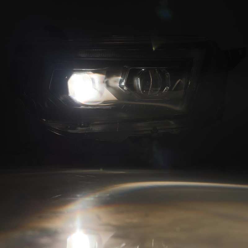 AlphaRex 10-13 Toyota 4Runner PRO-Series Projector Headlights Plank Style Black w/Seq Signal/DRL 880755