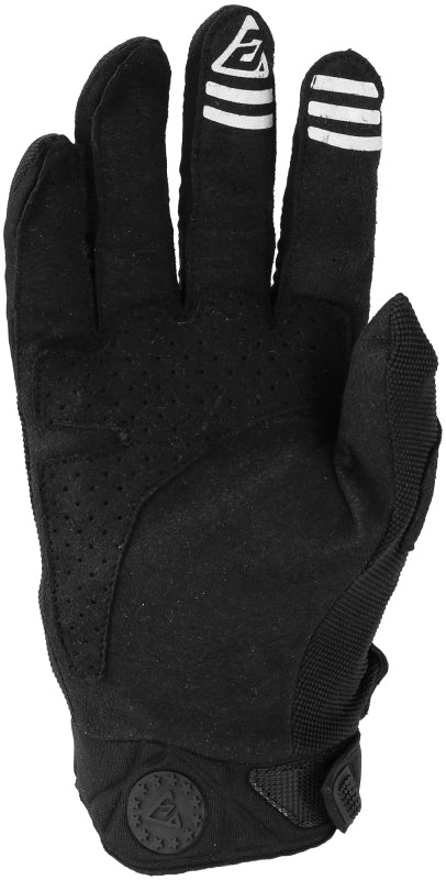 Answer 24 Peak Gloves Black/White Youth - XS 442866