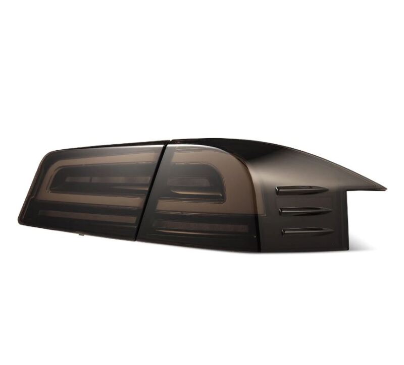 AlphaRex 12-21 Tesla Model S LUXX-Series LED Tail Lights - Black 601120